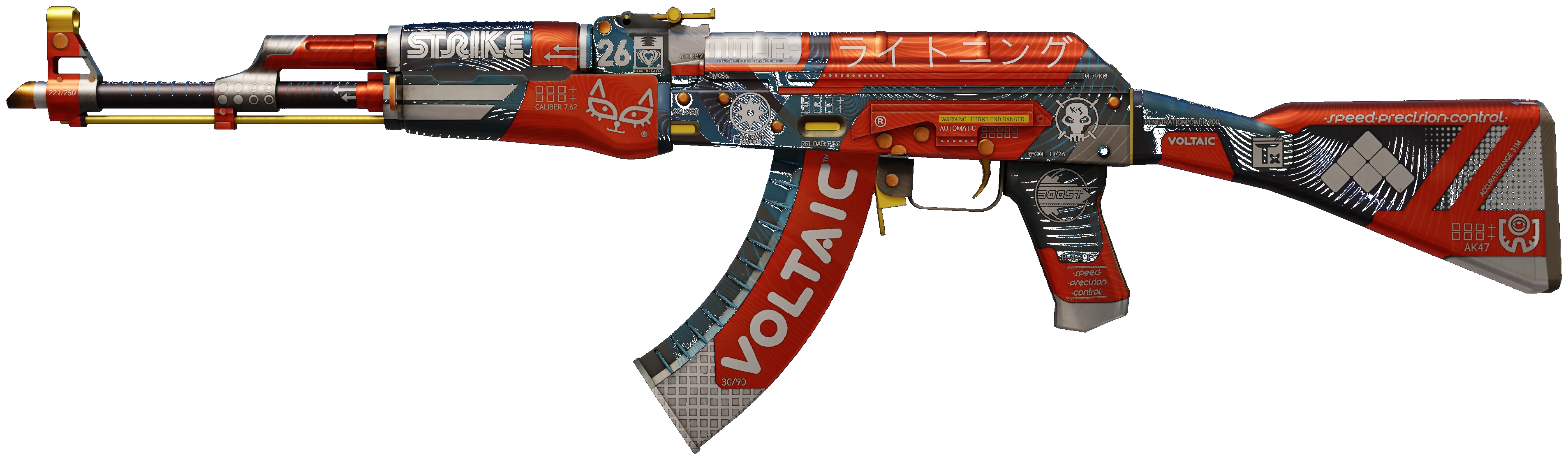 AK-47 Bloodsport — киберпанк-скин с отсылкой к Акире