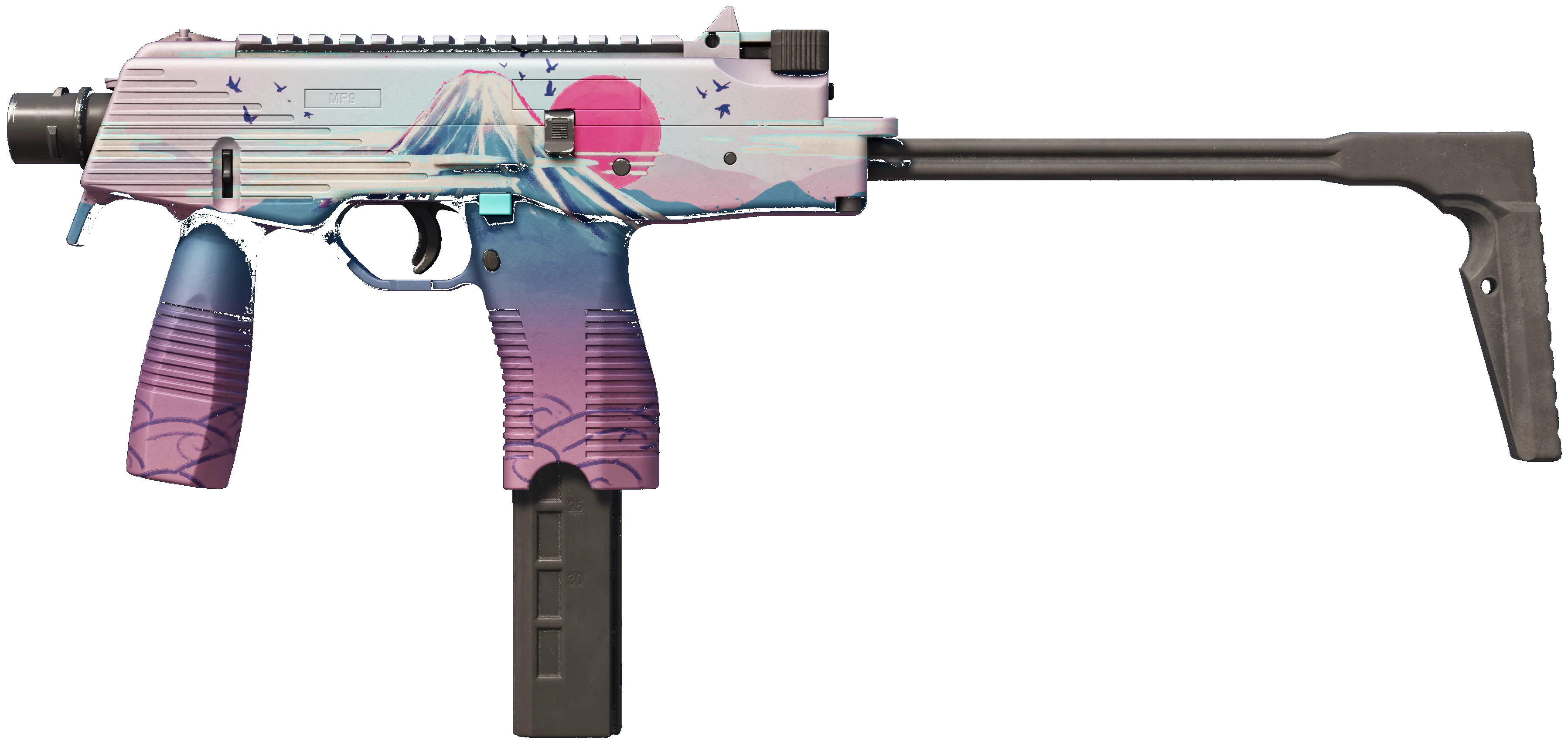 MP9 Mount Fuji — рассвет над Фудзиямой и сакура