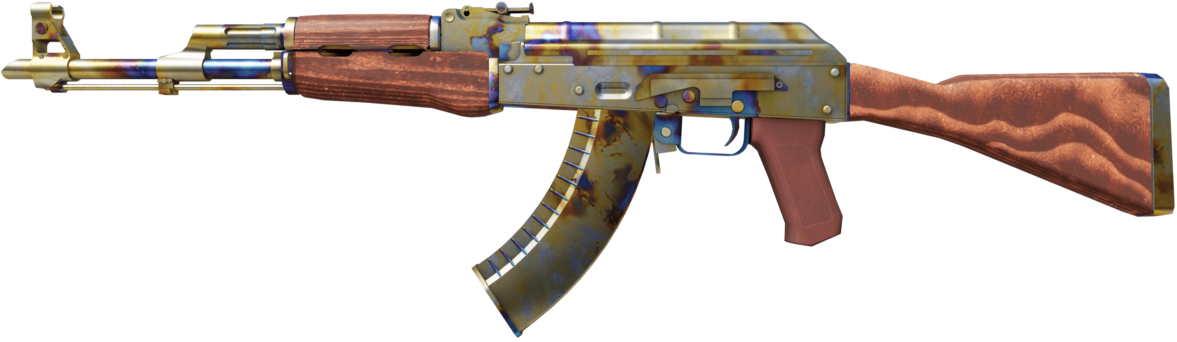 AK-47 Case Hardened Gold Gem