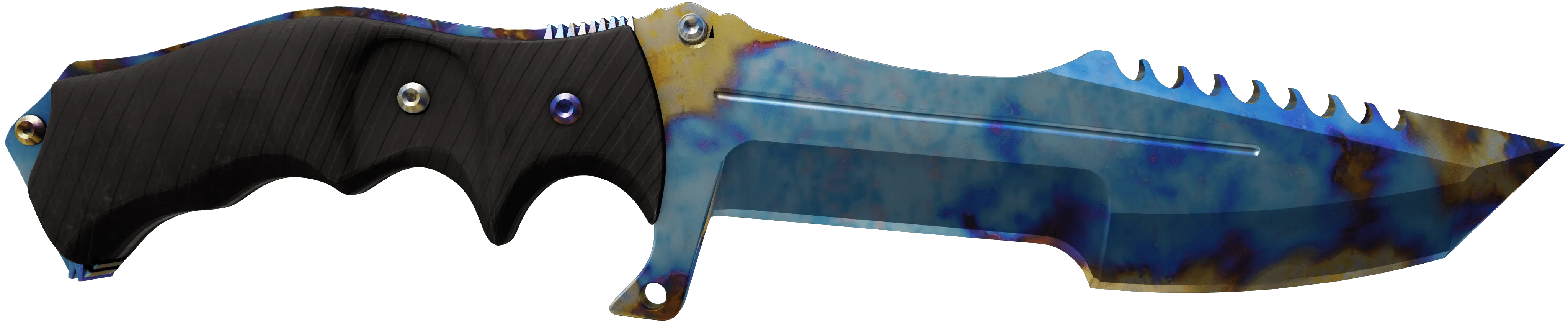 Huntsman Knife Case Hardened Blue Gem