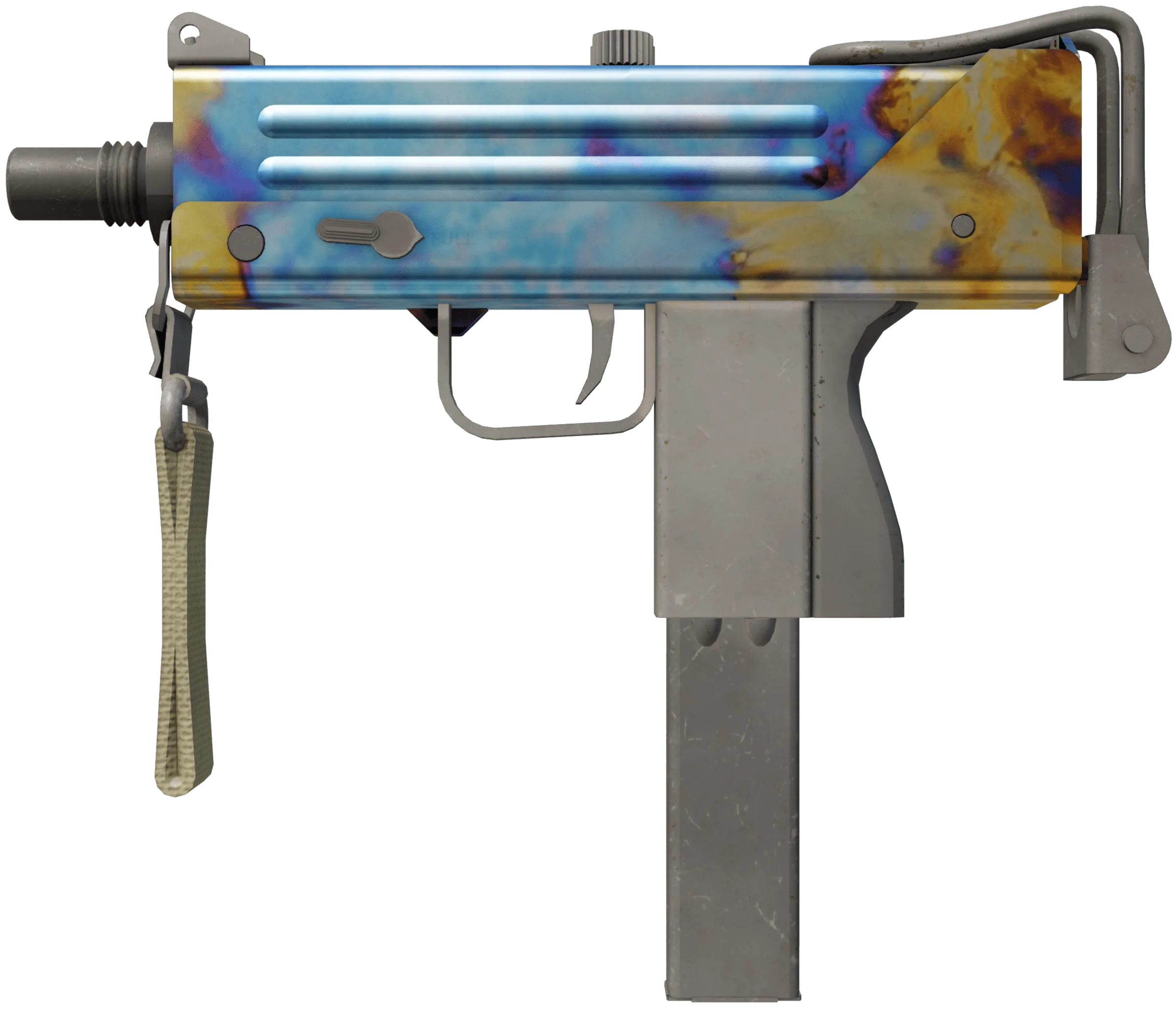 MAC-10 Case Hardened Blue Gem