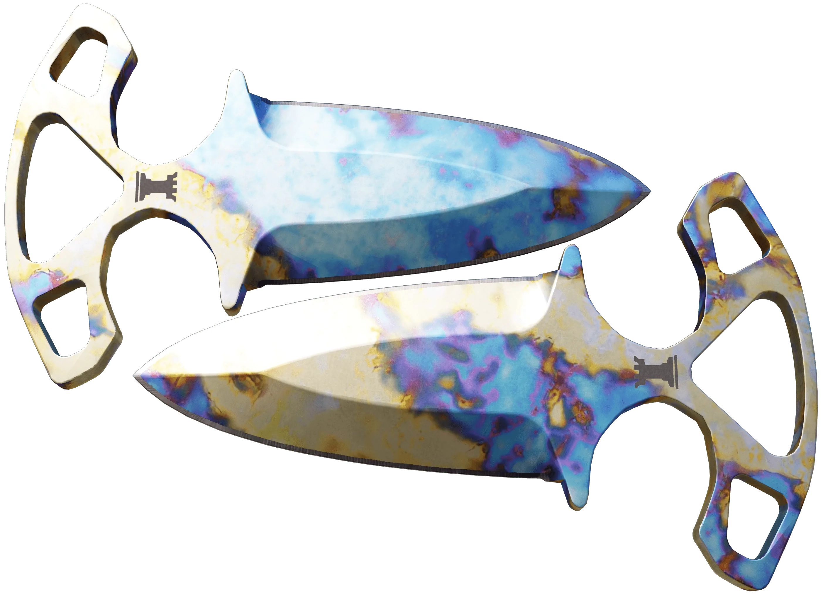 Shadow Daggers Case Hardened Blue Gem