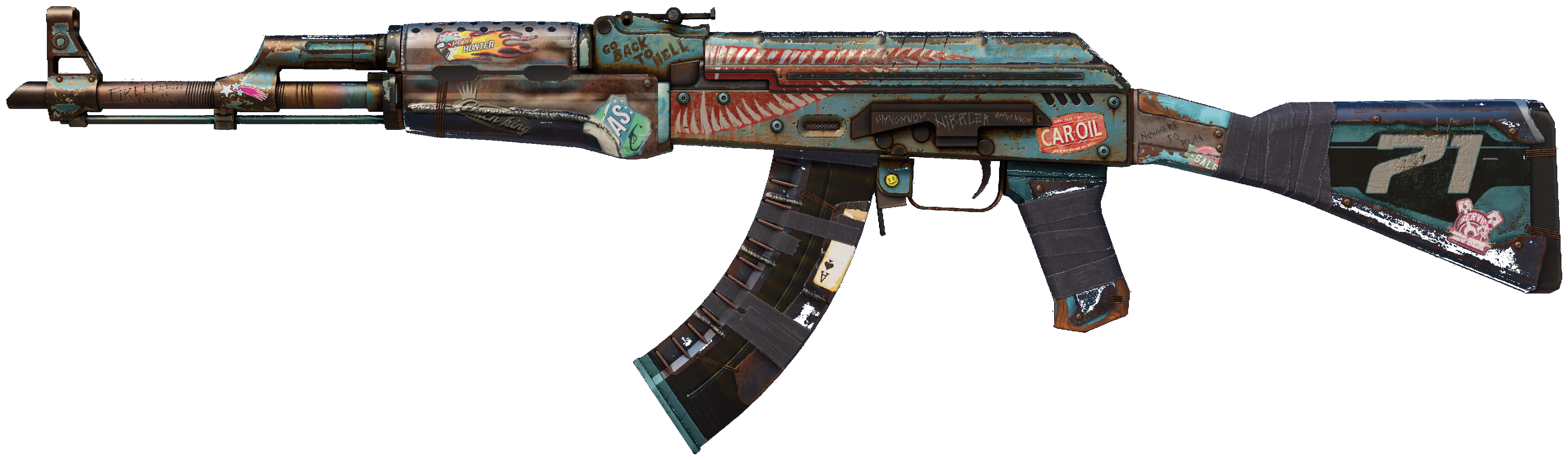AK-47 Rat Rod — постапокалиптический калаш с изолентой и картой
