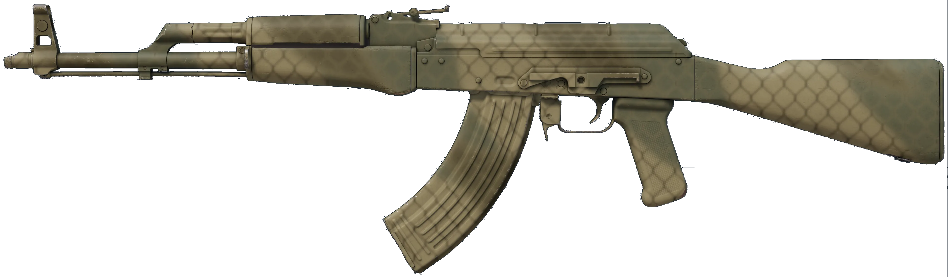 AK-47 Safari Mesh — бюджетный скин на калаш в стиле армейского камуфляжа