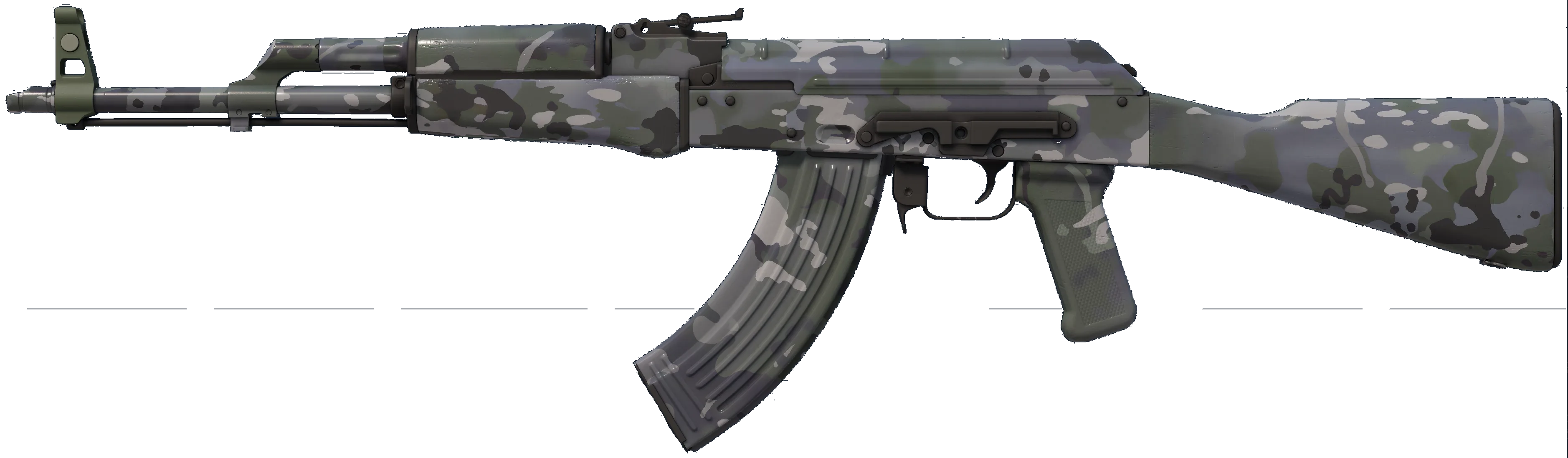 AK-47 VariCamo Grey — серый камуфляж для калаша
