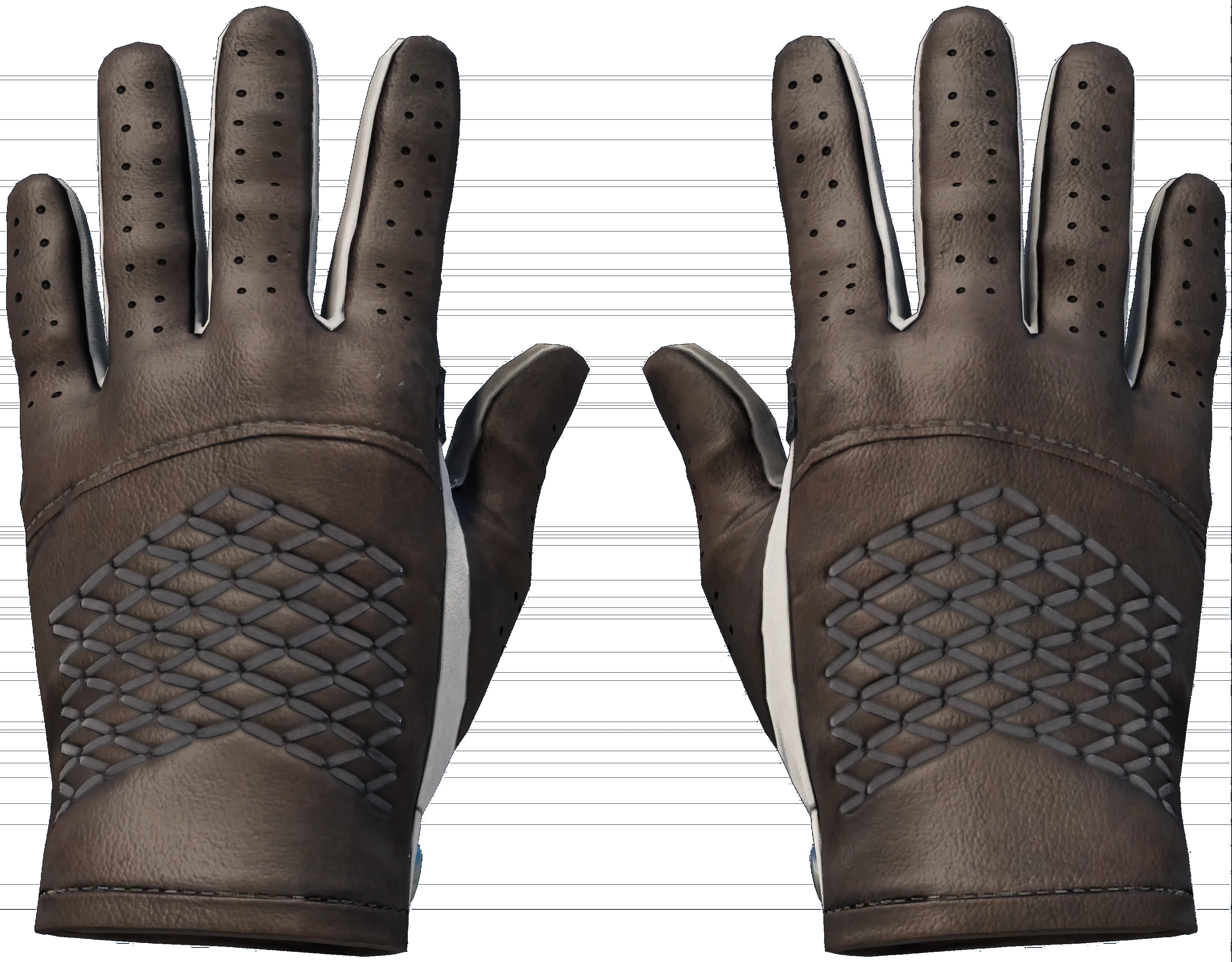 ★ Driver Gloves Black Tie — Водительские перчатки Черный галстук