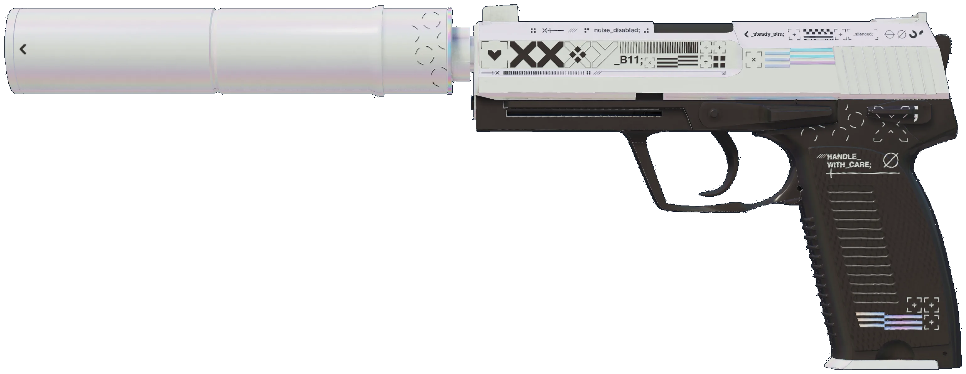 USP-S Printstream — топовый перламутровый Поток информации
